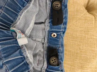 Pantalón vaquero niña cintura elástica