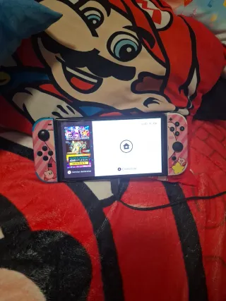 Cover protettiva Switch OLED Rosa Kirby Peach