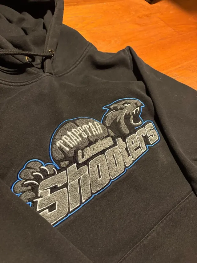 Tuta Trapstar Shooters nera e blu