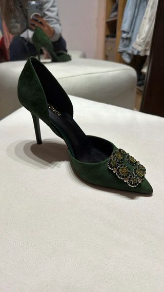 Zapatos de salón Colour Cherie verdes 37