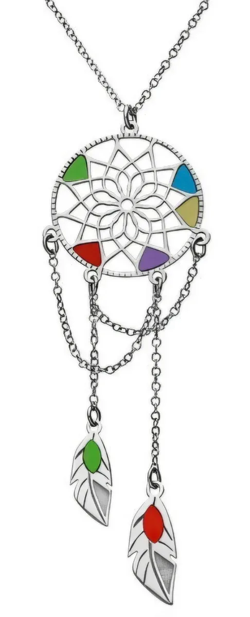 Collar atrapasueños plata ley 925 AVANCY