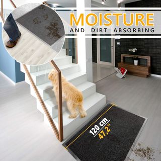 Tappeto ingresso antracite nero 90x120