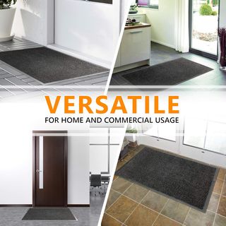 Tappeto ingresso antracite nero 90x120