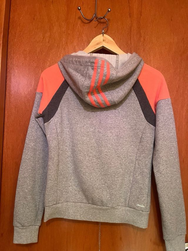 Chándal Adidas Gris y Naranja Talla S