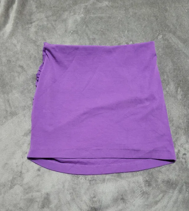 Falda morada XL fruncida