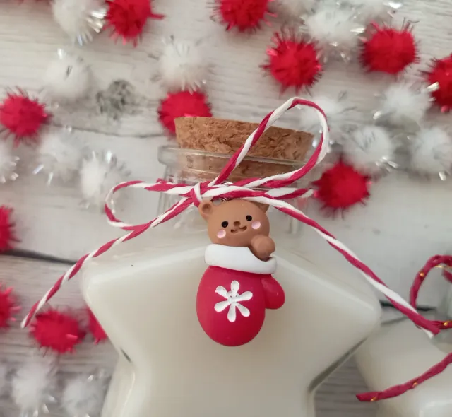 Candela a forma di stella profumata all'arancia