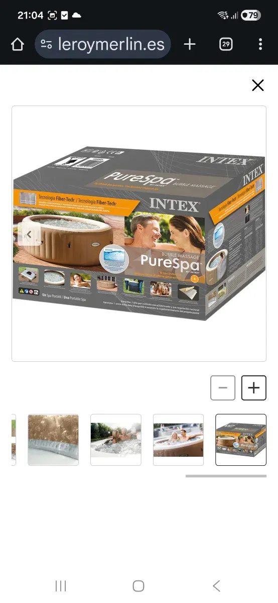 Spa Intex PureSpa inflable