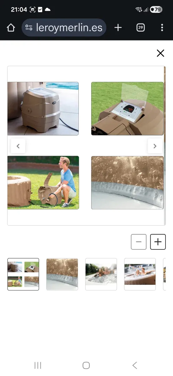 Spa Intex PureSpa inflable