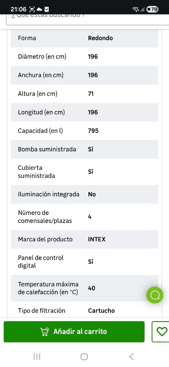 Spa Intex PureSpa inflable