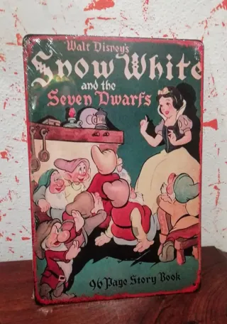 Quadro metallo Biancaneve Walt Disney