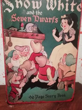 Quadro metallo Biancaneve Walt Disney