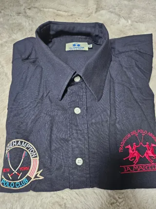Camisa La Martina Azul Talla xl