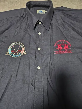 Camisa La Martina Azul Talla xl