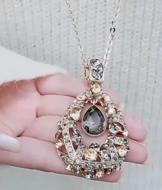 Colgante Plata Ley Baño Oro Púrpura