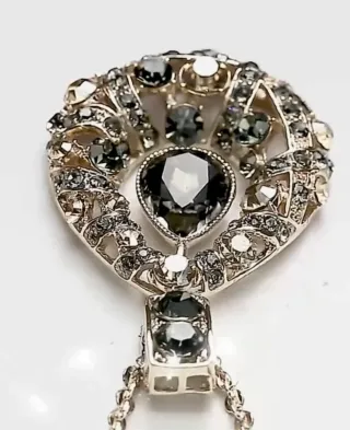 Colgante Plata Ley Baño Oro Púrpura