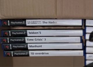Lote 5 juegos PS2: Tekken 5, Manhunt, etc.
