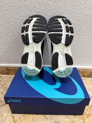 Zapatillas mujerASICS negras y turquesa GEL-EXAT 4