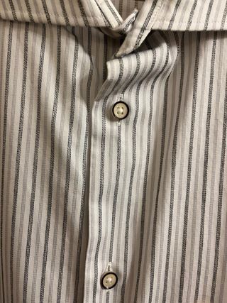 Camicia Conbipel righe grigio/bianco taglia XL-52