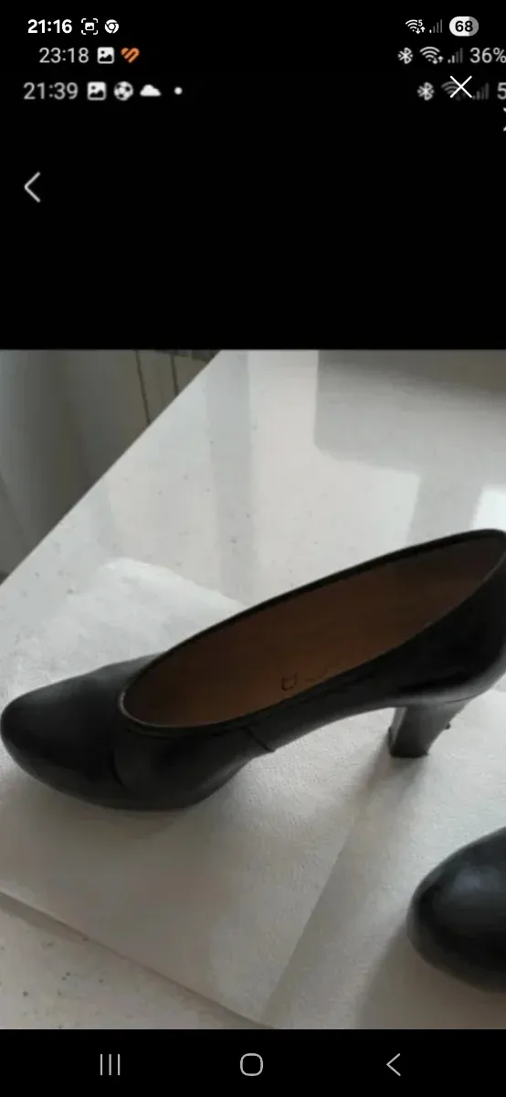 Zapatos de tacón salón negros