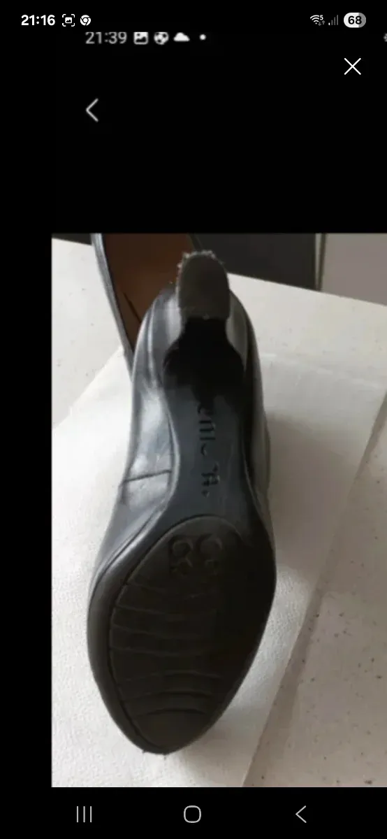 Zapatos de tacón salón negros