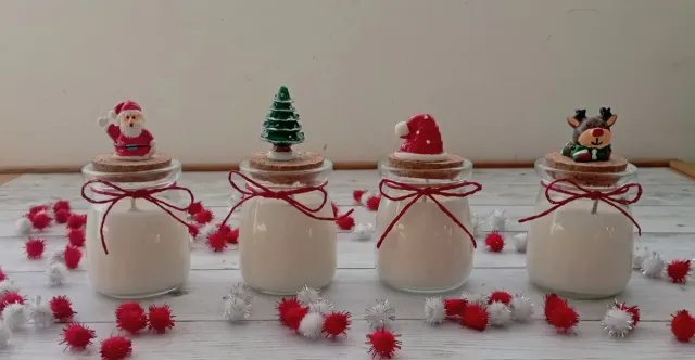 Candele Natalizie Set 4 Pezzi