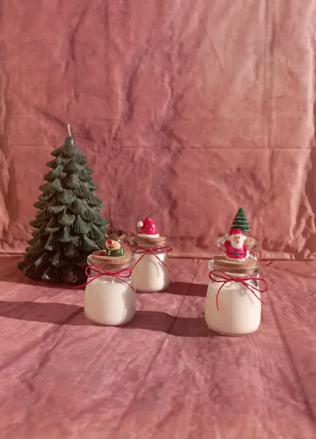 Candele Natalizie Set 4 Pezzi