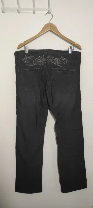 Pantalón pana gris hombre talla 36