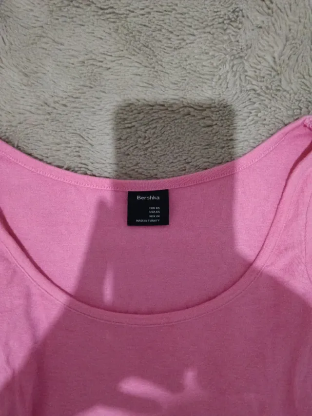 Top Bershka Rosa Talla XS