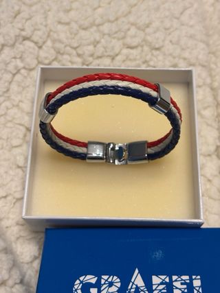 Bracciale GRAFFI Uomo Rosso Blu