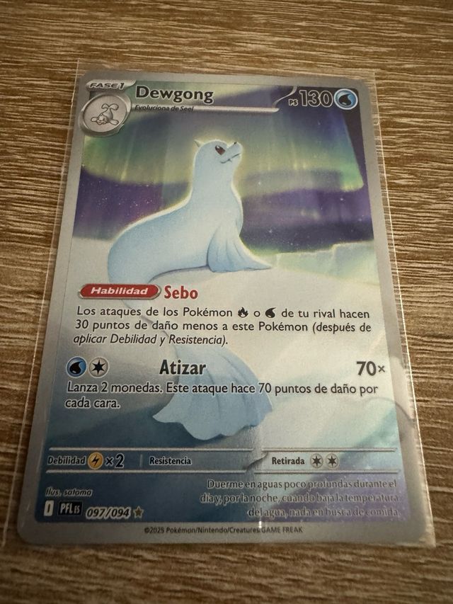 Carta Pokémon Dewgong Fase 1
