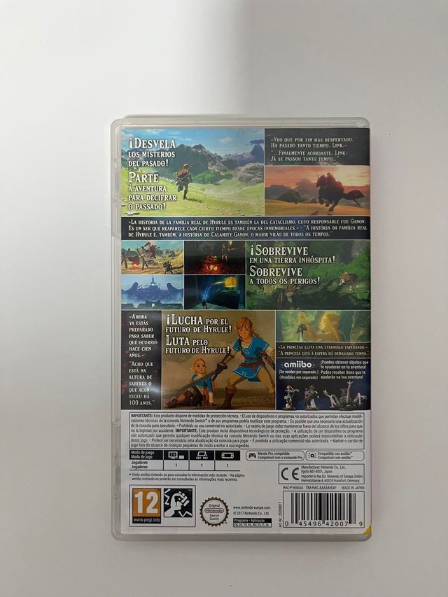 Zelda Breath of the Wild Nintendo Switch