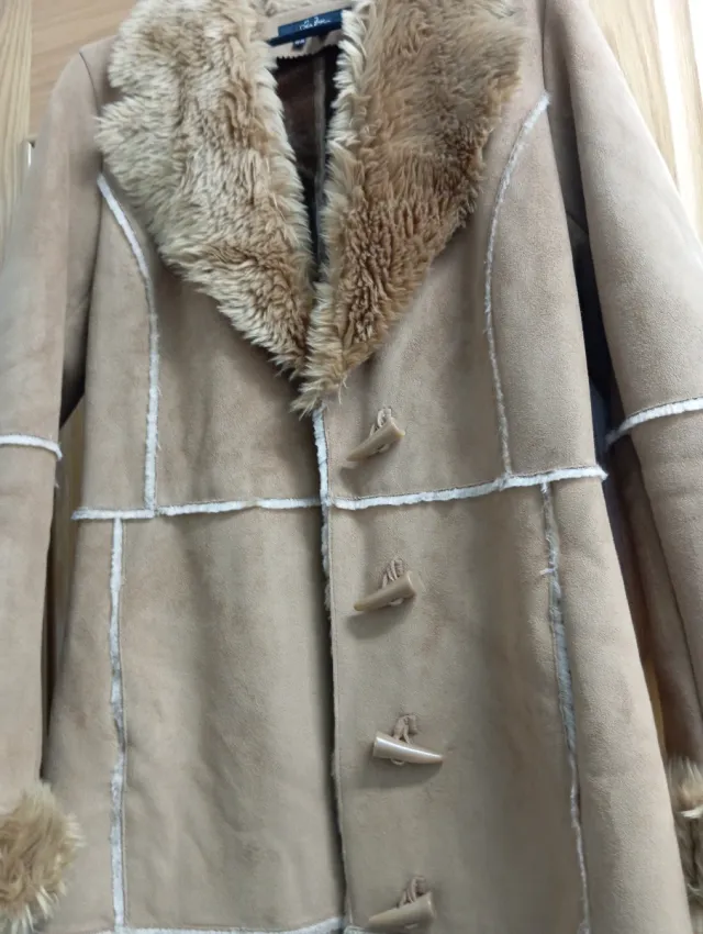 Abrigo Zara Mujer tipo Ante Largo