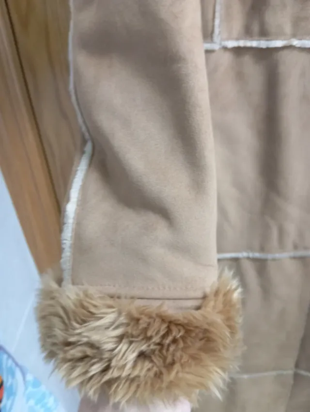 Abrigo Zara Mujer tipo Ante Largo