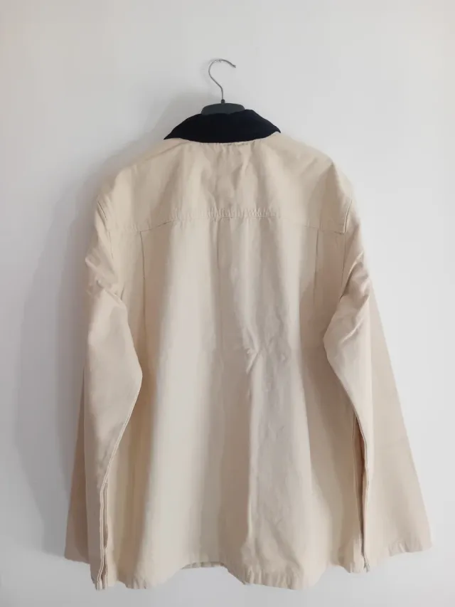 Chaqueta Vans Beige Talla L Unisex cuello de pana