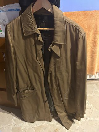 Chaqueta Zara Man Verde Oliva Hombre