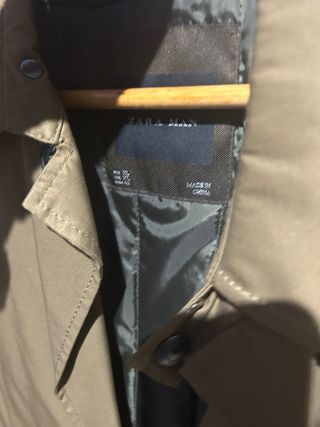 Chaqueta Zara Man Verde Oliva Hombre