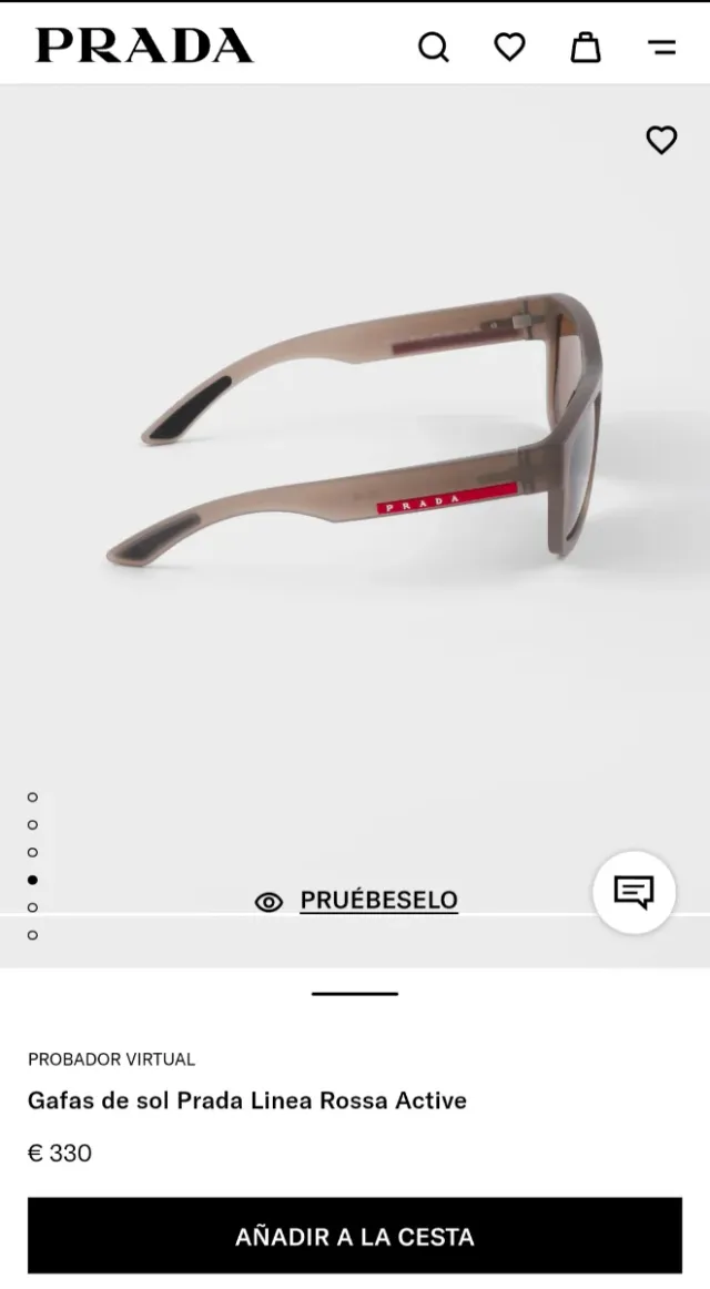 Gafas de Sol Prada Negras