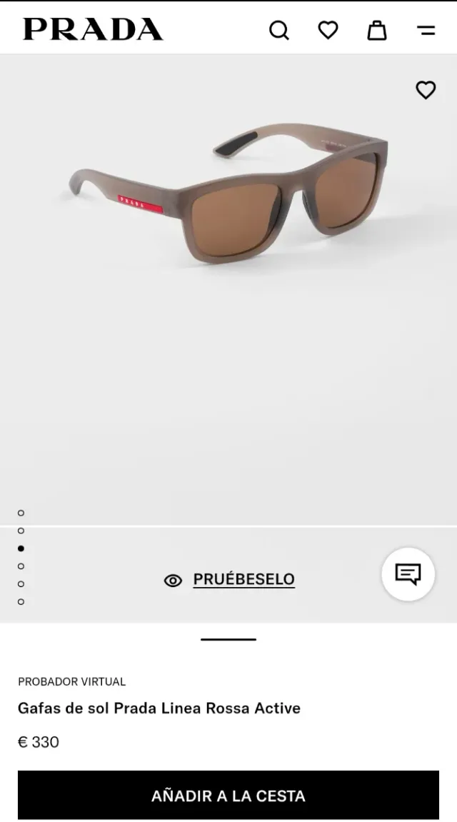 Gafas de Sol Prada Negras