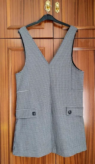 Pichi Mango cuadros blanco y negro