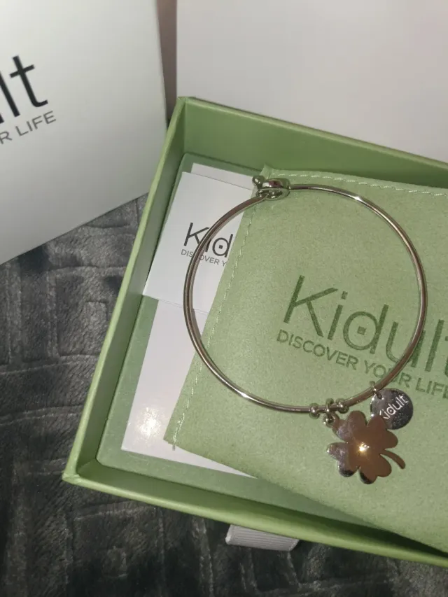 Bracciale Kidult quadrifoglio portafortuna