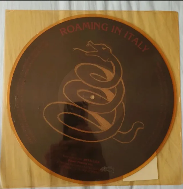 Metallica Live Bootleg Picture Disc Italia