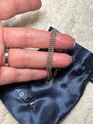 Pulsera Agatha Paris Plata