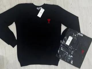 Sudadera Ami Paris Negra