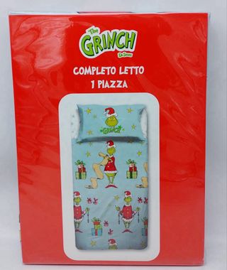 Lenzuola singole Grinch Natale