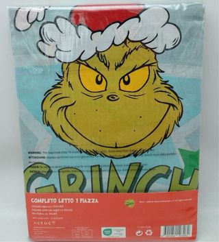 Lenzuola singole Grinch Natale