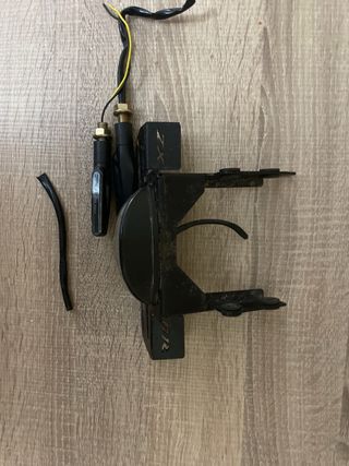 Portamatrículas moto con luces LED