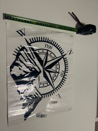 Vinilo Rosa de los Vientos autocaravana camper