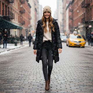 Gorro térmico invierno unisex marrón polar