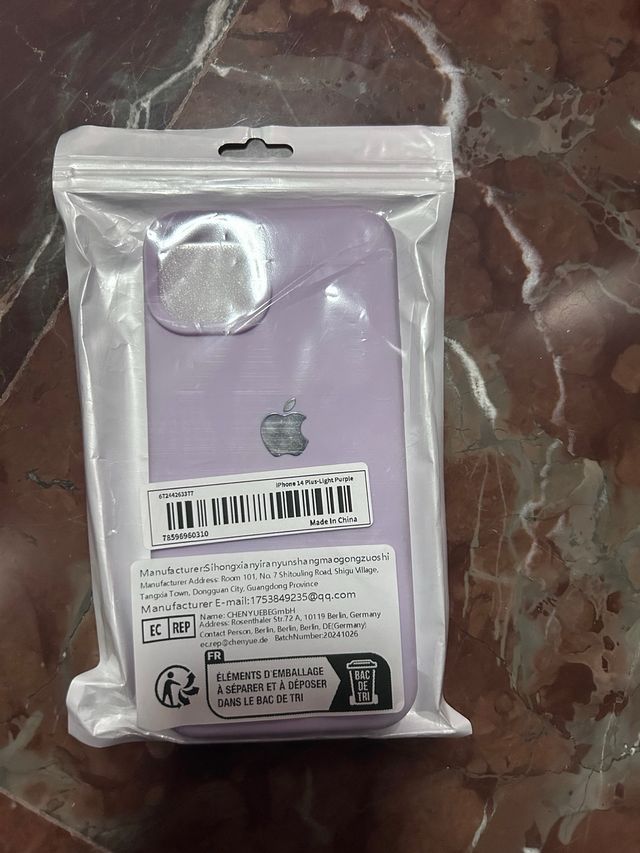 Funda iPhone 14 Plus Morado Claro