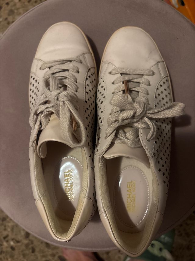 Zapatillas Michael Kors Blancas Talla 37